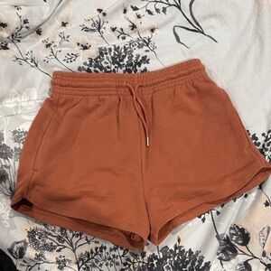 Women’s Rust Drawstring Lounge Shorts